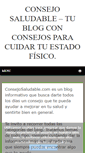 Mobile Screenshot of consejosaludable.com